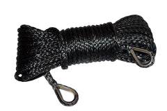 Black QIQU 1/4 inch Winch Extension Rope