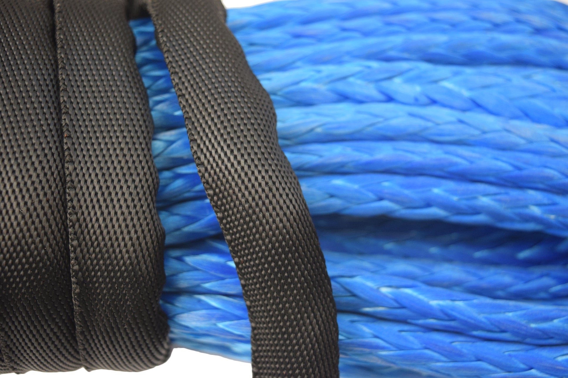 14mm*45m Blue Synthetic Winch Rope Cable for Jeep Pickup Truck