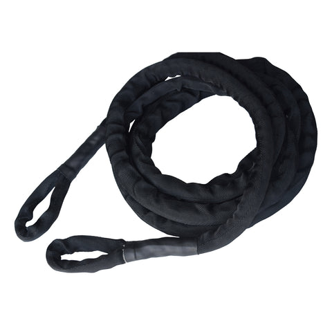 QIQU 44500lb Truck Tractor Towing Rope of UHMWPE Fiber with Sleeve